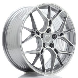 JR-Wheels JR51 Velgen 18 Inch 8J ET45 5x112 Flow Form Silver Machined Face