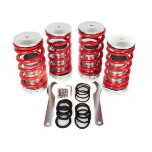 SK-Import Verlagingsveren Verstelbaar Rood Staal Honda Civic,CRX,Del Sol