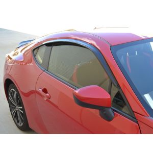 SK-Import Voor Zijwindscherm Plak 2-Deurs Smoke Kunststof Subaru,Toyota BRZ,GT86