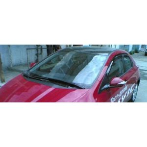 SK-Import Voor en Achter Zijwindscherm Plak 5-Deurs Smoke Kunststof Honda Civic