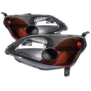 SK-Import Koplampen Amber Corner Black Housing Smoke Amber Glas Honda Civic Pre Facelift