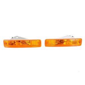 DEPO Knipperlichten JDM Style Chrome Housing Oranje Glas Honda CRX Facelift