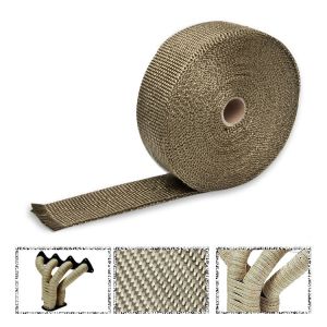 SK-Import Uitlaat Hitteband Titanium 10 Meter