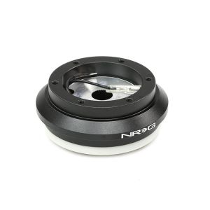 NRG Innovations Stuurnaaf Kort Zwart Aluminium Honda Civic,Del Sol,Integra