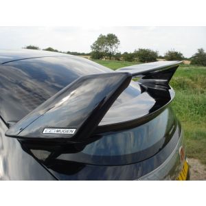 SK-Import Achter Spoiler Mugen Style 2-levels Verstelbaar Blad Ongeverfd Fiberglass Honda Civic