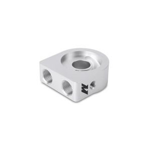 Mishimoto Oliekoeler Adapter Gepolijst Aluminium