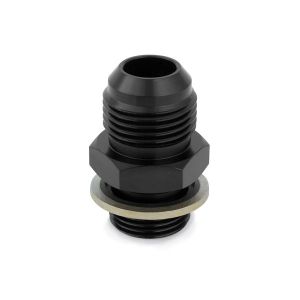 Mishimoto Sandwich Plaat Fitting Zwart -10 AN Aluminium