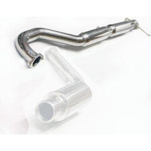 M2 Motorsport Tussendemper Gepolijst 76mm Roestvrij Staal Mitsubishi Lancer Evolution