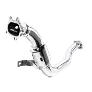 M2 Motorsport Downpipe Met Katalysator Gepolijst 76mm Roestvrij Staal Subaru Impreza