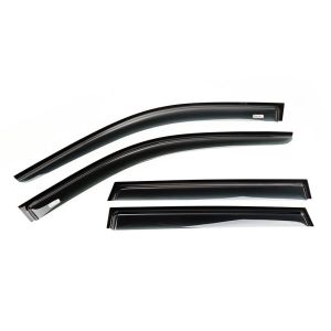 SK-Import Voor en Achter Zijwindscherm Plak 5-Deurs Smoke Kunststof Honda Civic Pre Facelift