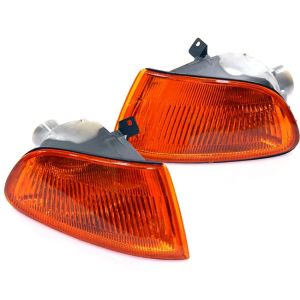 DEPO Corners JDM Style Chrome Housing Oranje Glas Honda Civic