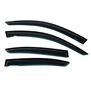 SK-Import Voor en Achter Zijwindscherm Plak 4-Deurs Smoke Kunststof BMW 3-serie