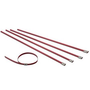 SK-Import Uitlaat Hitteband Zip-ties Rood