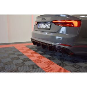 Maxton Achter Diffuser Glanzend Zwart ABS Plastic Audi S5