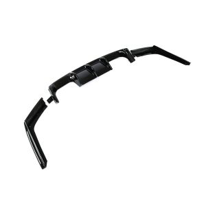 SK-Import Achter Diffuser Vorsteiner Style Glanzend Zwart ABS Plastic BMW 3-serie,4-serie
