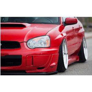 PU Design Voor Mistlampen Covers STI Style Zwart Polyurethane Subaru Impreza
