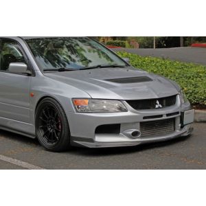 PU Design Voor Bumper Lip Ralliart Style Zwart Polyurethane Mitsubishi Lancer Evolution