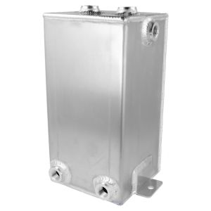 QSP Brandstof Catch Tank Zilver 4 Liter Aluminium