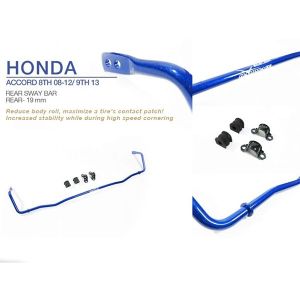 Hardrace Achter Stabilisatorstang Blauw 19mm Roestvrij Staal Honda Accord,Accord Aero Deck