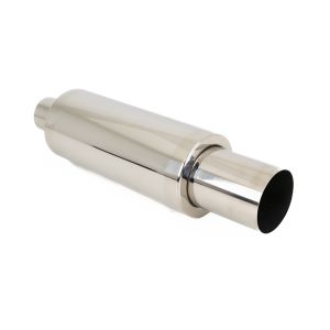 SK-Import Achter Universele Uitlaat Demper 63mm Roestvrij Staal