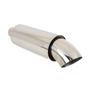 SK-Import Achter Universele Uitlaat Demper Turndown 63mm Roestvrij Staal