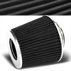 SK-Import Luchtfilter Zwart - Chroom 76mm Katoen Gaas