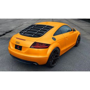 X-Form Achter Window Louvers Glanzend Zwart ABS Plastic Audi TT