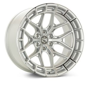 Vossen Wheels HFX-1 Hybrid ForgedX Velgen 18 Inch 9J ET0 6x135 Super Diepe Concave Flow Form Gepolijst Zilver