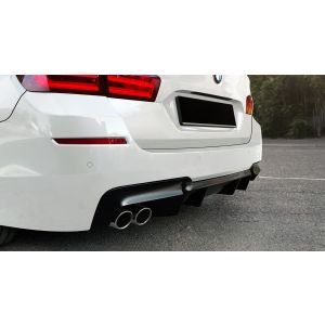 X-Form Achter Bumper Lip Glanzend Zwart ABS Plastic BMW 5-serie