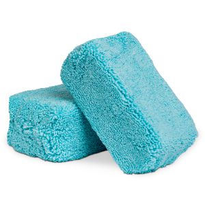 Chemical Guys Aanbreng Pad Premium Grade Blauw Microfiber