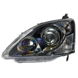 TYC Koplampen Facelift Look Black Housing Honda Civic