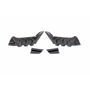ABS Dynamics Achter Bumper Lip MU-Style Zwart ABS Plastic Honda Civic