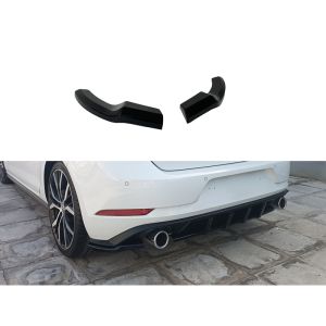 Motordrome Achter Bumper Lip Zwart ABS Plastic Volkswagen Golf