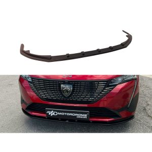 Motordrome Voor Bumper Lip Zwart ABS Plastic Peugeot 308