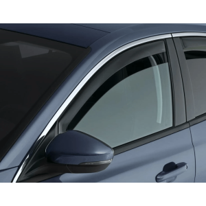 Climair Voor Zijwindscherm Klem 3-Deurs Donker Kunststof Honda Civic