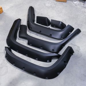 ABS Dynamics Voor en Achter Scherm Verbreders TWEEDE KANS Flat Black ABS Plastic Ford F150 Pre Facelift