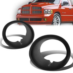 SK-Import Voor Mistlampen Covers Zwart ABS Plastic Dodge Ram