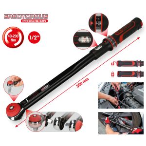 KS tools Momentsleutel 40-200Nm Zwart