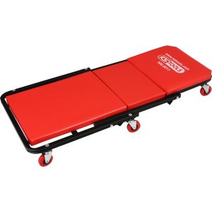 KS tools Ligbed met Klapstoel Verrijdbaar Rood