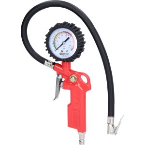 KS tools Bandenspanningsmeter 0-12Bar Rood Kunststof