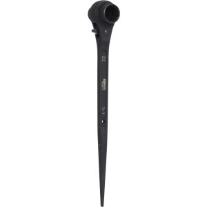 KS tools Werfpuntratel 19x22mm Zwart Chroom Vanadium