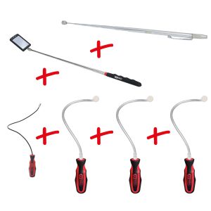 KS tools Telescopische magnetische houder en inspectiespiegel