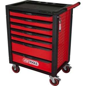 KS tools Gereedschapswagen 7 Laden Rood Staal