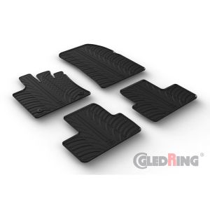 Gledring Automatten Zwart Rubber Renault Captur