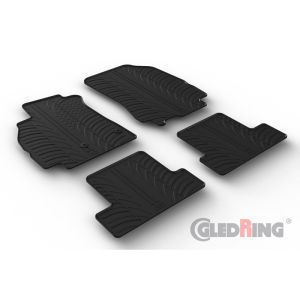 Gledring Automatten Zwart Rubber Renault Mégane