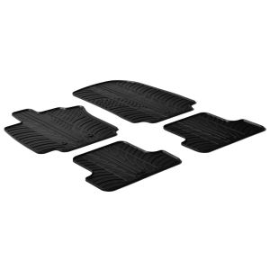 Gledring Automatten Zwart Rubber Renault Clio