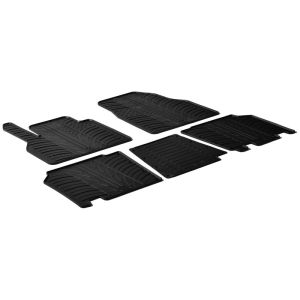 Gledring Automatten Zwart Rubber Renault Kangoo
