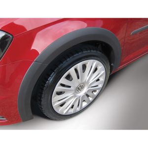 RGM Voor en Achter Spatbordverbreders Zwart ABS Plastic Volkswagen Caddy