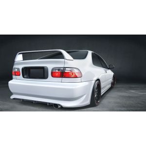 SK-Import Achter Bumper Ongeverfd Polyester Honda Civic