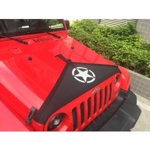 SK-Import Steenslag Beschermer Zwart Vinyl Jeep Wrangler